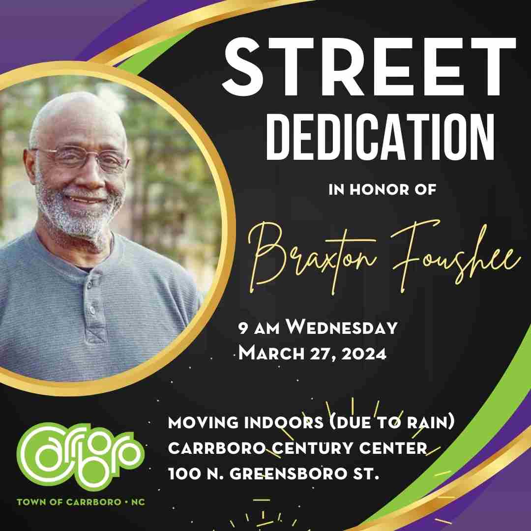 Street Dedication In Honor of Braxton Foushee