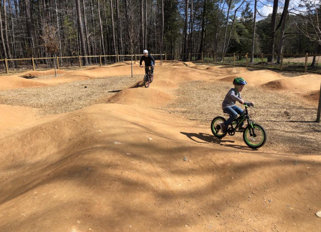 pump track with people